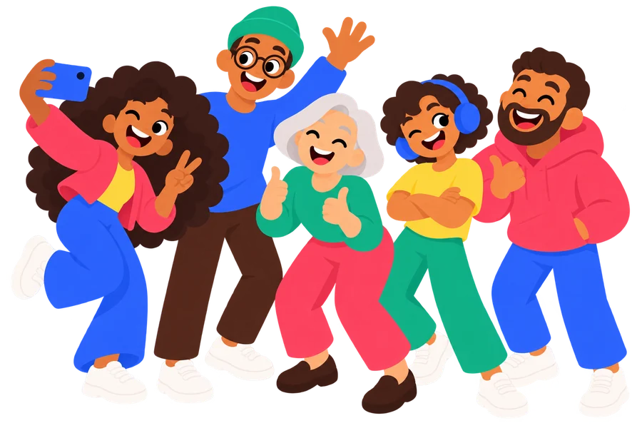 A friendly cast of founders, including a bakery owner